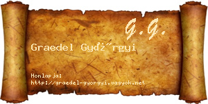 Graedel Györgyi névjegykártya